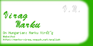 virag marku business card